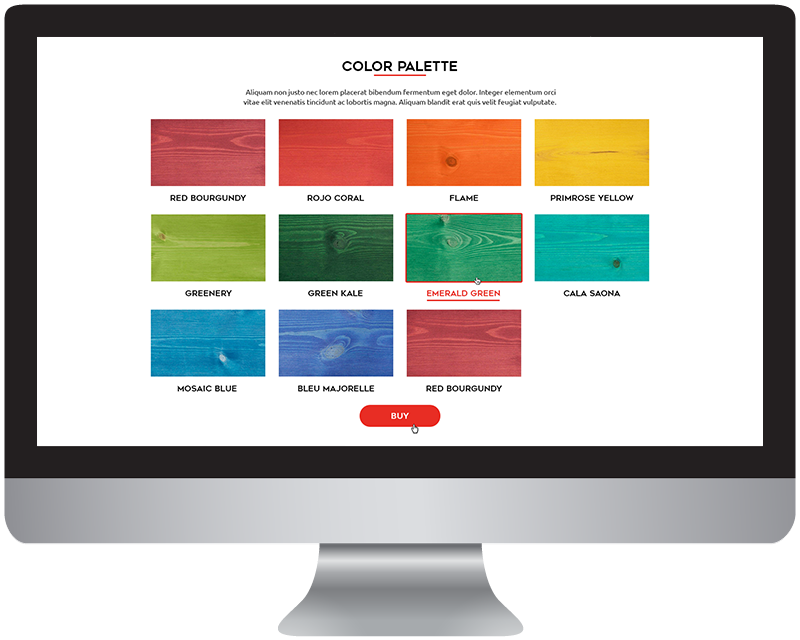Business site on Liferay palette screen