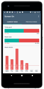 mobile application for time management