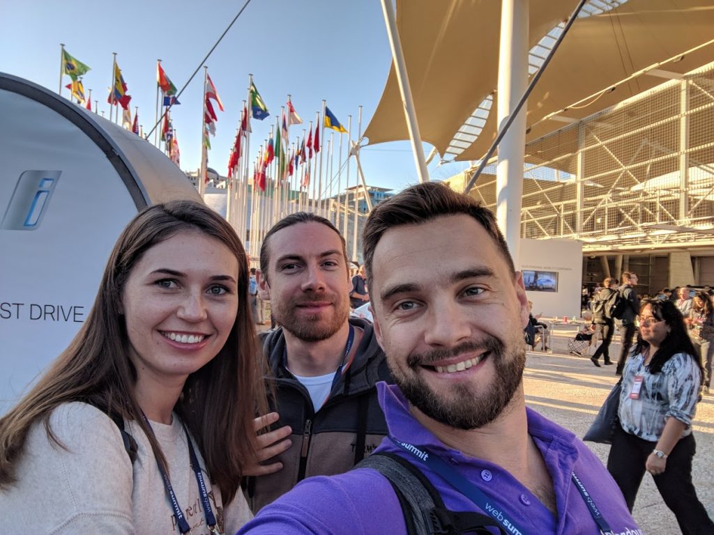 Rozdoum Team at WebSummit 2018