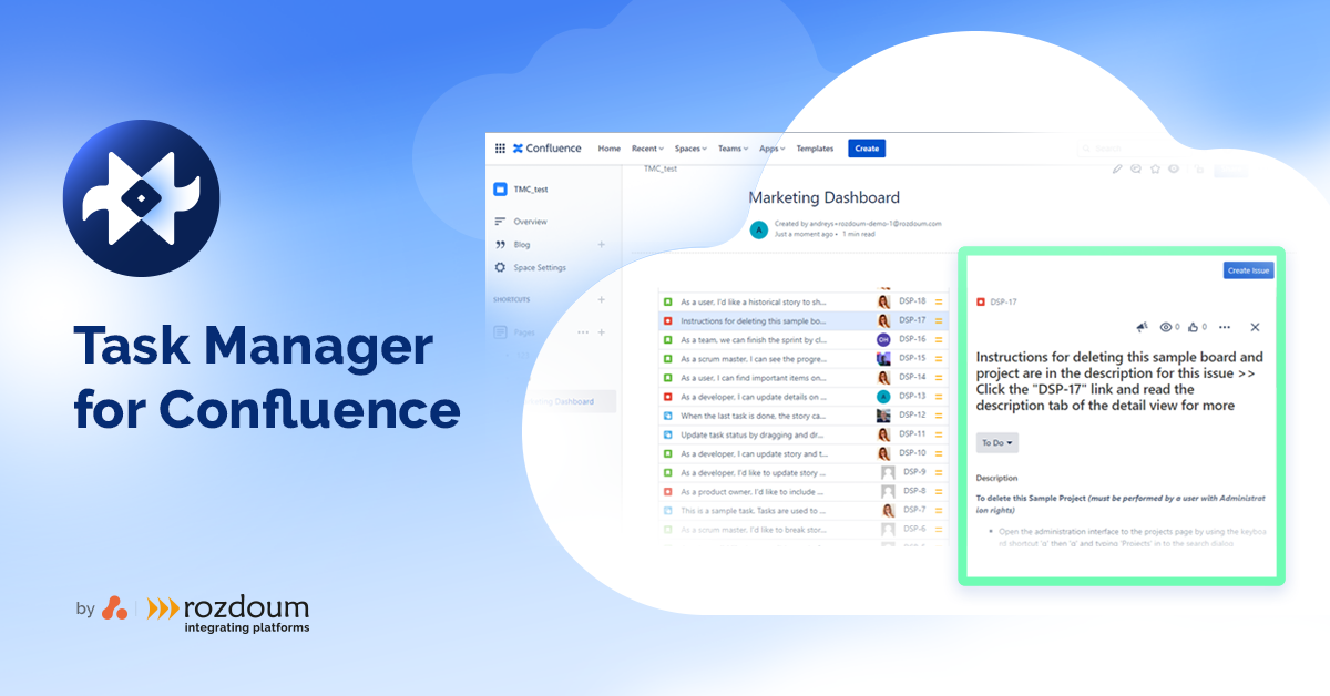Task Manager for Confluence