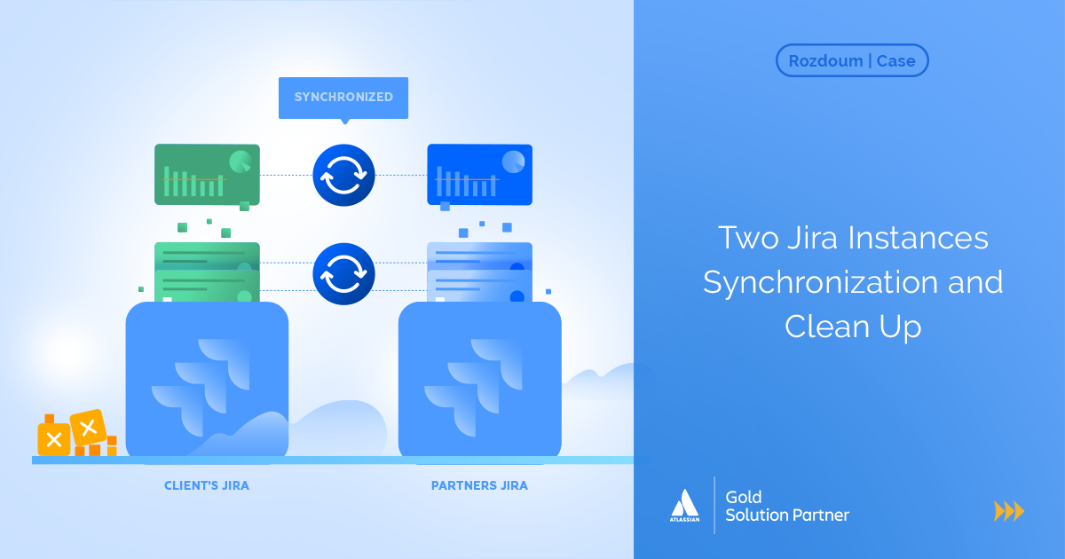Two Jira Instances Synchronization and Clean Up - Rozdoum