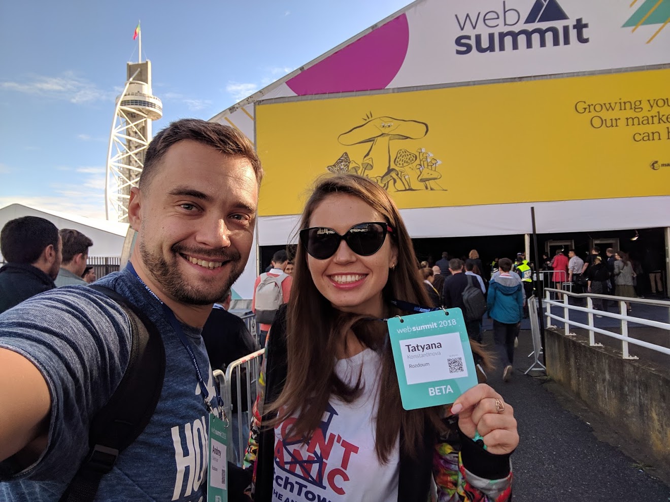 Rozdoum team at Web Summit 2018